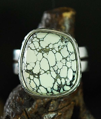 STEVE YELLOWHORSE NEW LANDERS TURQUOISE RING